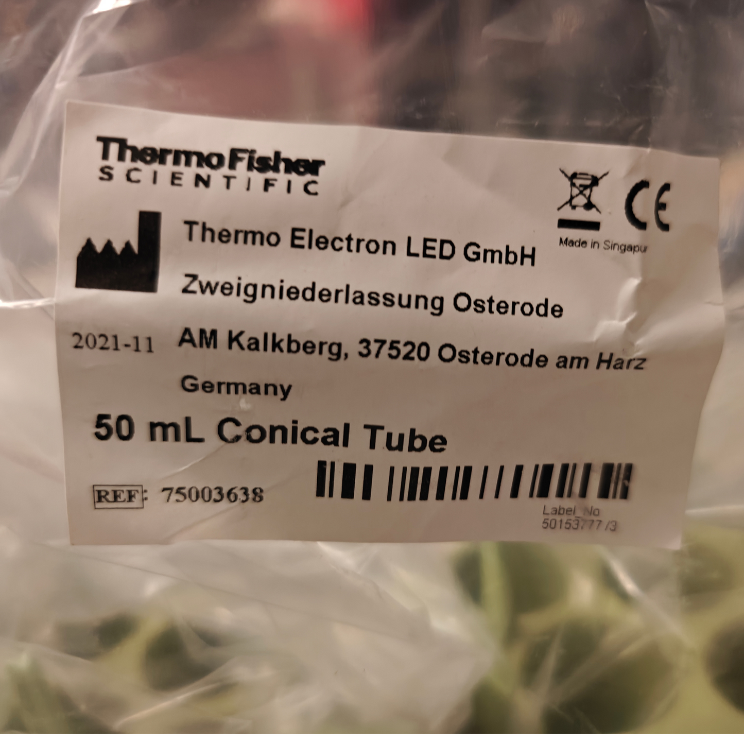Thermo Scientific Round Bucket Adapters 75003638 50 mL Conical Tube Set of 4 NEW