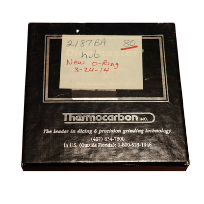 Thermocarbon Dicemaster Hub Flange 2.187 BA 80 Precision Dicing Grinding Tool