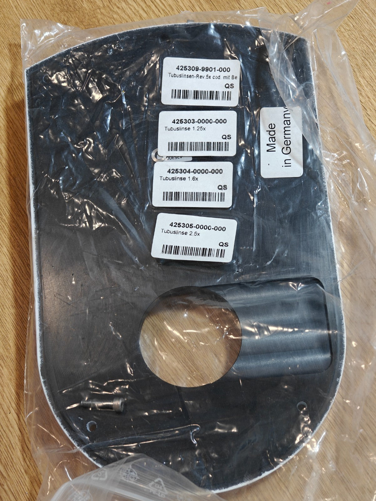 ZEISS Axiovert Microscope Tubus Lens Set  1.25x 1.6x 2.5x 5x OEM | NEW
