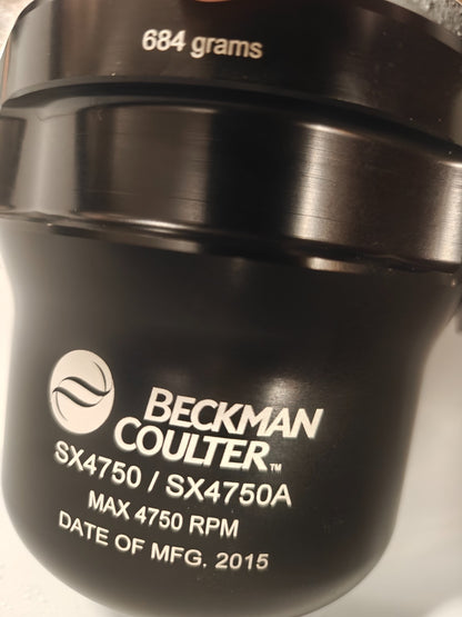 Beckman Allegra X-14R Refrigerated Centrifuge SX4750A Rotor + Buckets & Adapters