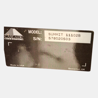 Cascade Microtech Summit 11102B 8" Vacuum Wafer Chuck XY Theta Stage Assembly