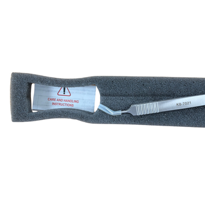 Katena K8-7021 McPherson-Type Bipolar Forceps Angled Blunt 4-1/2in NEW