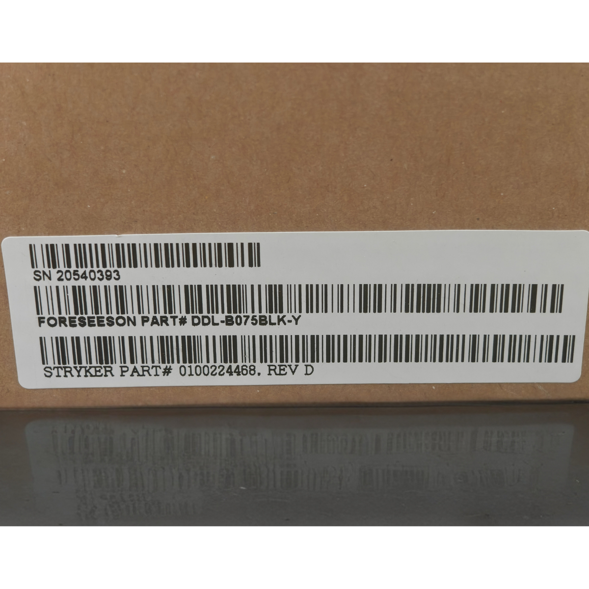Foreseeson DDL-B075BLK-Y Stryker 0100224468 Rev D Cable Assembly NEW