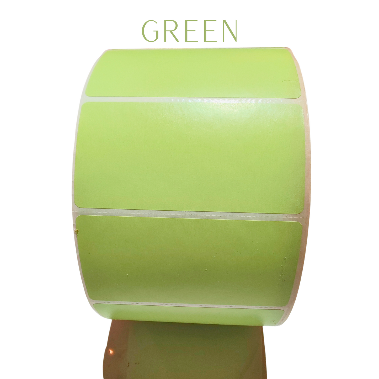 4x2" Thermal Labels, 3" Core: Blue/Pink/Yellow/Green, Pick Color, 3000-Roll