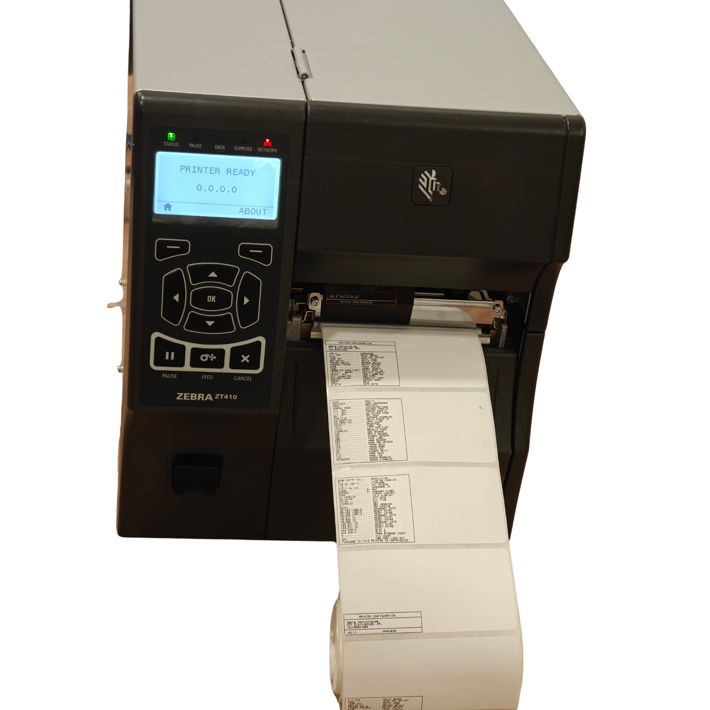 Zebra ZT410 Thermal Transfer Industrial Label Printer ZT41046-T010000Z - TESTED