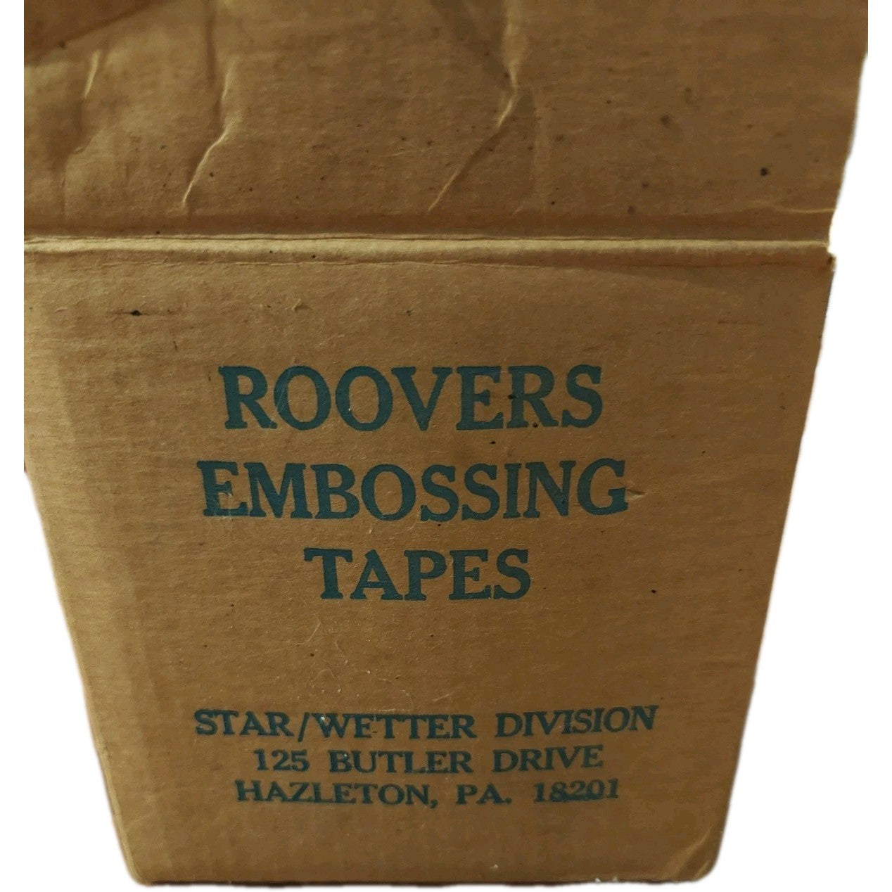 Roovers Aluminum Embossing Tape 1/2" x .012 – ( 10 ROLLS ) 1200 ft – Item# 2642