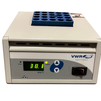 VWR Digital Heatblock I 13259-050 Single Block Heater Dry Bath w/ 20-Well TESTED