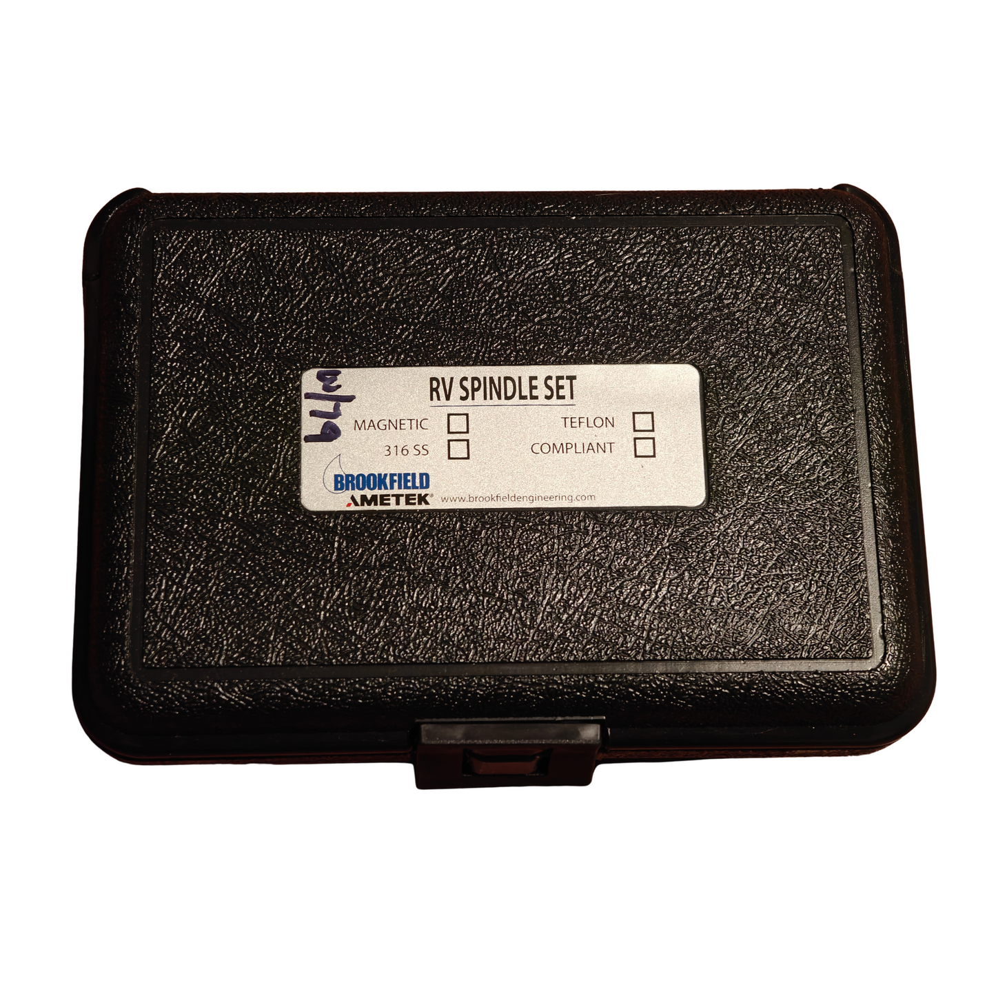 Brookfield Ametek RV Viscometer Spindle Set 316 SS Spindles 1-7 w/ Hard Case