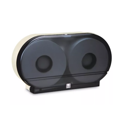 ULINE H-1347 Jumbo Bath Tissue Dispenser - Double Roll Plastic | NEW