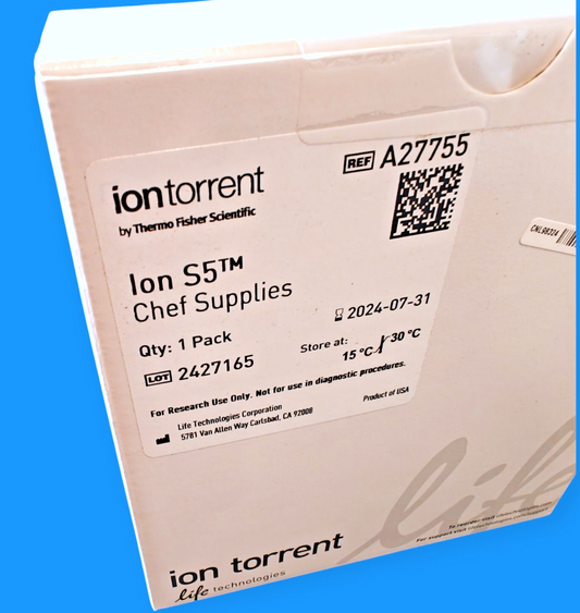 Thermo Fisher Ion Torrent S5 Ion Chef Consumables Box [A27755] | New, Sealed