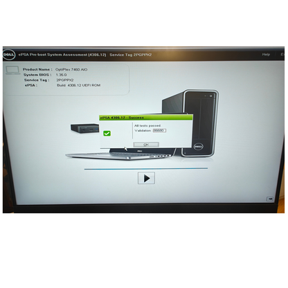 Dell OptiPlex 7460 23.8" All-in-One i7-8700 8GB RAM 1TB NVMe SSD Windows 11 Pro