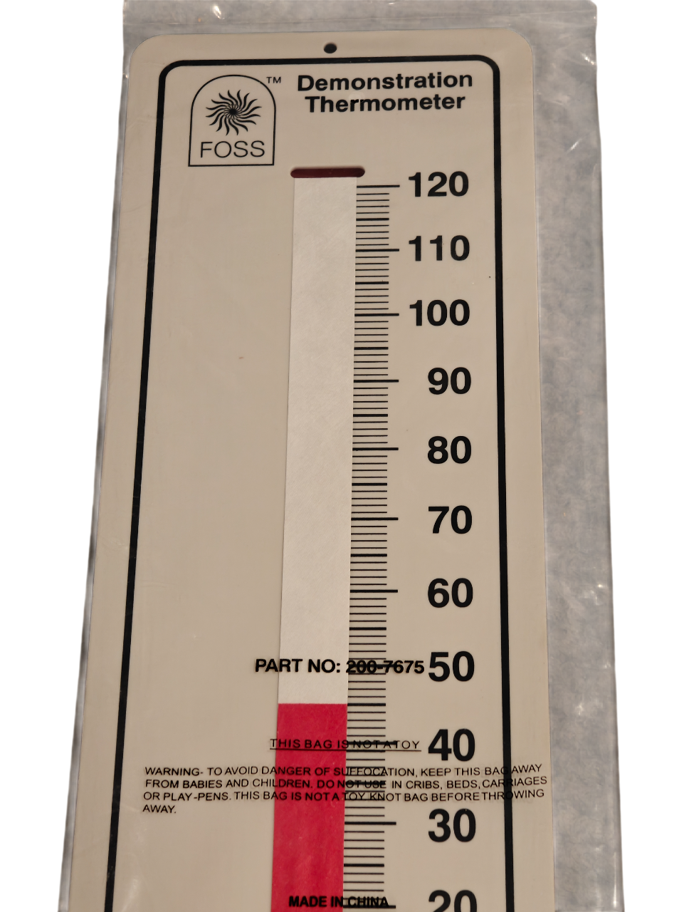 FOSS 200-7675 Demonstration Thermometer | Classroom Science Teaching Tool | NEW