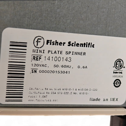 Fisher Scientific [14100143] Mini Plate Spinner Centrifuge - 2500 RPM | TESTED