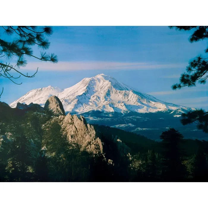 Mount Shasta CA Laminated Poster 24 x 18 Inches For Classrooms | #160-5669 NEW