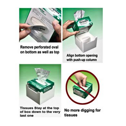 Push-Up Wiper Box for Disposable Lab Wipes, Tissues, Paper Towels Holder