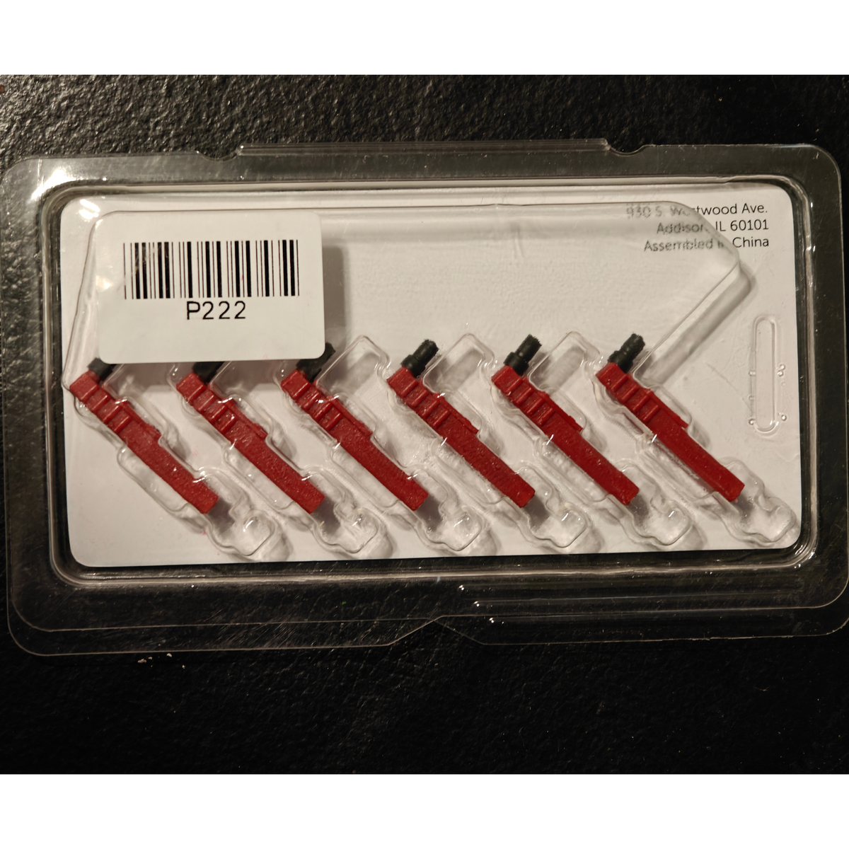 Dickson P222 Authentic Chart Pens Temperature Red 6-Pack Recorder | NEW