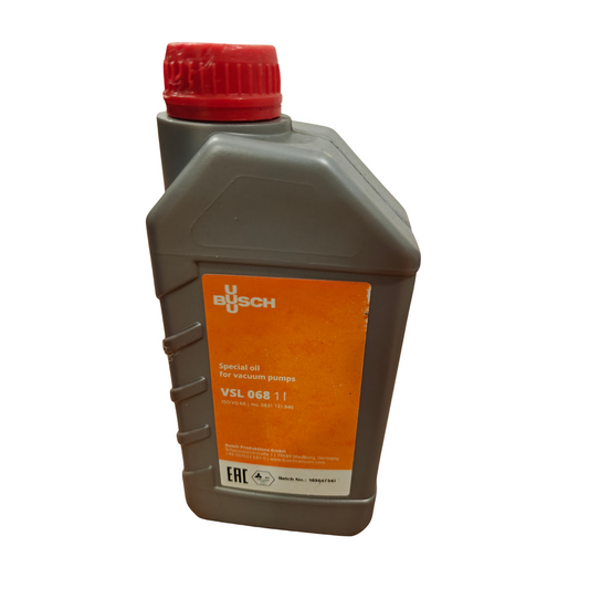 Busch 1 Liter VSL 068 Special Oil For Vacuum Pumps ISO VG 68 PN 0831131846 | NEW