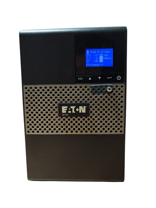 Eaton 5P 750 UPS Battery Backup 750VA /600W  Tower Uninterruptible Power -TESTED