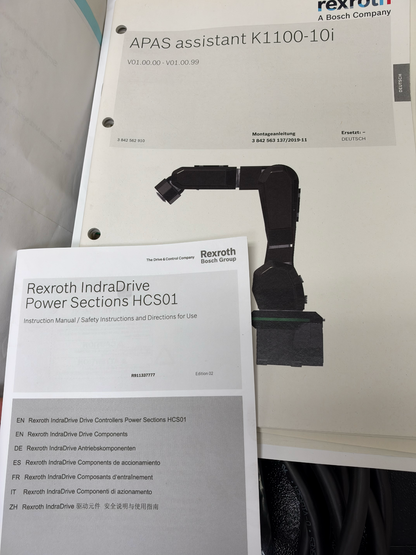 KUKA KR 10 R1100-2 10kg Industrial Robot w/ KR C4 Controller, Bosch Rexroth APAS