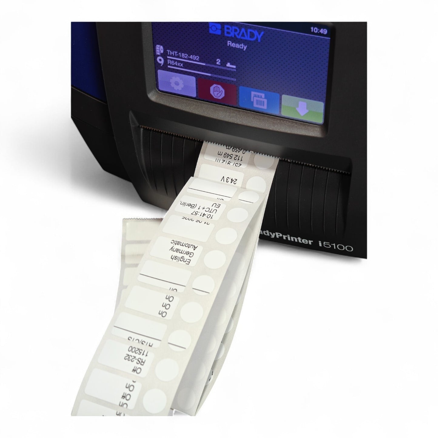 BRADY i5100 Label Printer, 300 dpi, Thermal Transfer, with Assorted Label Rolls