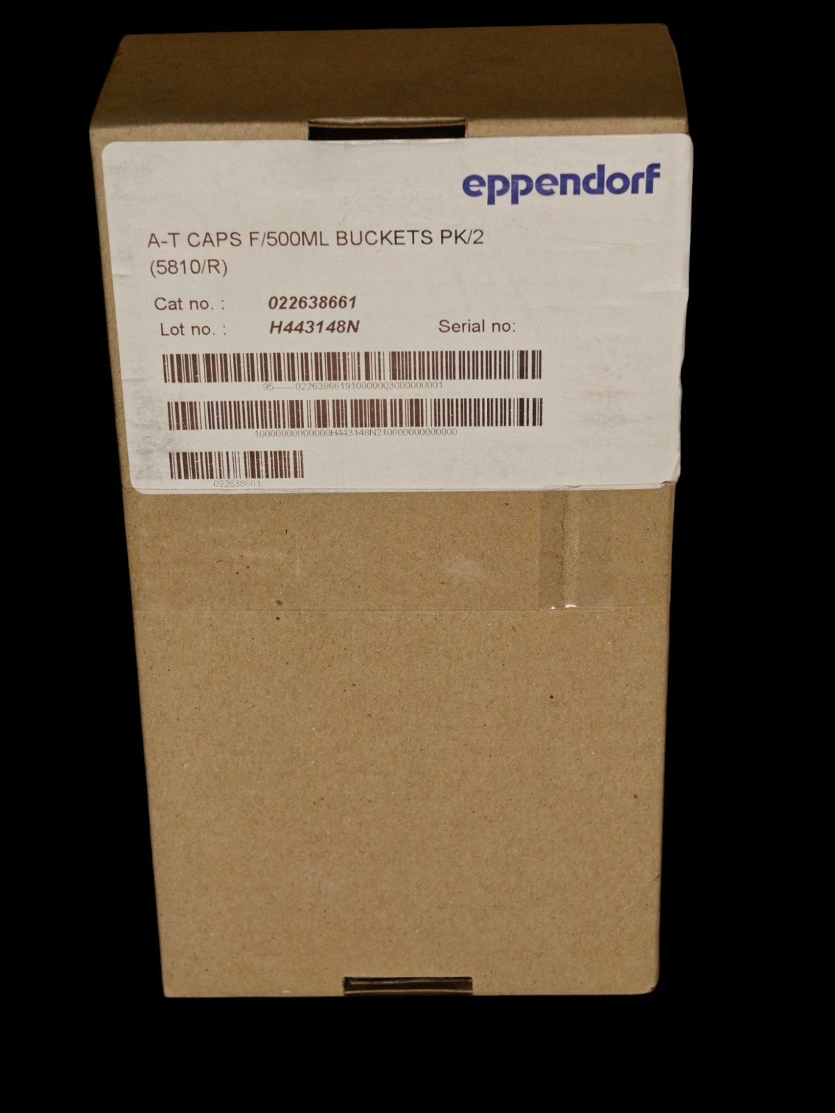 Eppendorf Aerosol-Tight Lids for 500mL Rectangular Buckets A-4-81 Rotor | 2 Pack