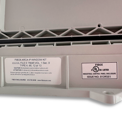 Polycarbonate Fibox Arca Enclosure Cover IPW 108 (12x10) | Protection Window