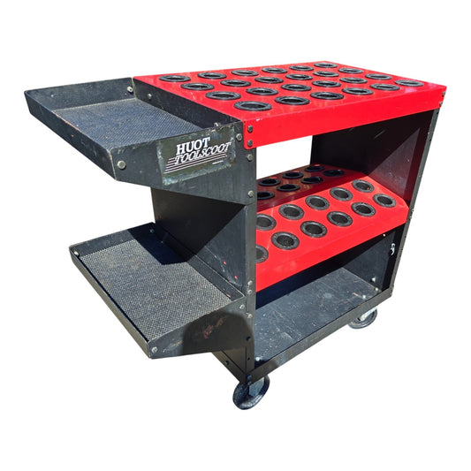 Huot CNC Rolling Tool Cart 48 Position, 40 Taper Holder - BT, CAT V Flange, NMTB