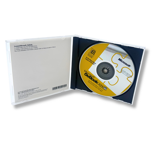 Microsoft Outlook 2000 CD With Product Key | Vintage Windows Software