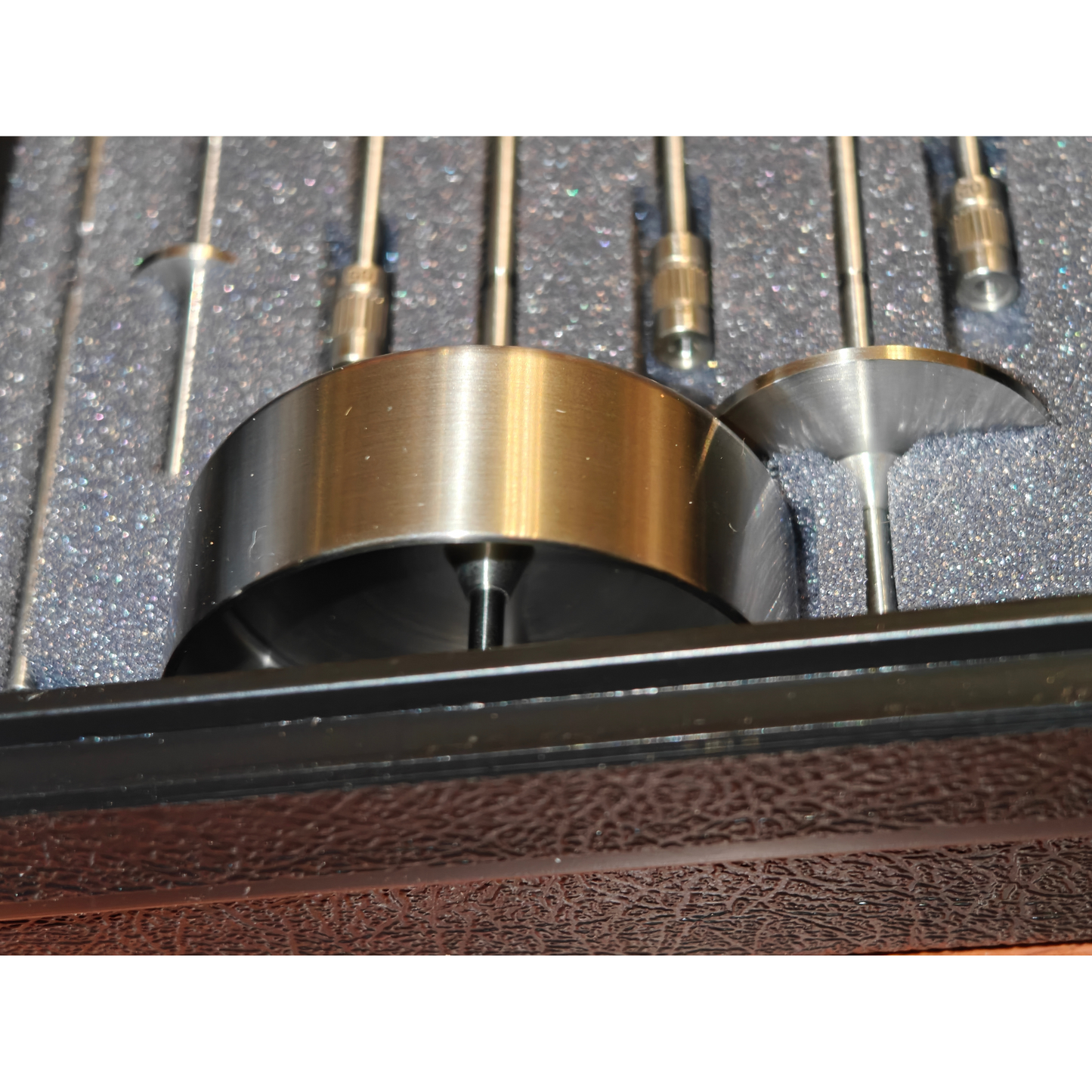 Brookfield Ametek RV Viscometer Spindle Set 316 SS Spindles 1-7 w/ Hard Case