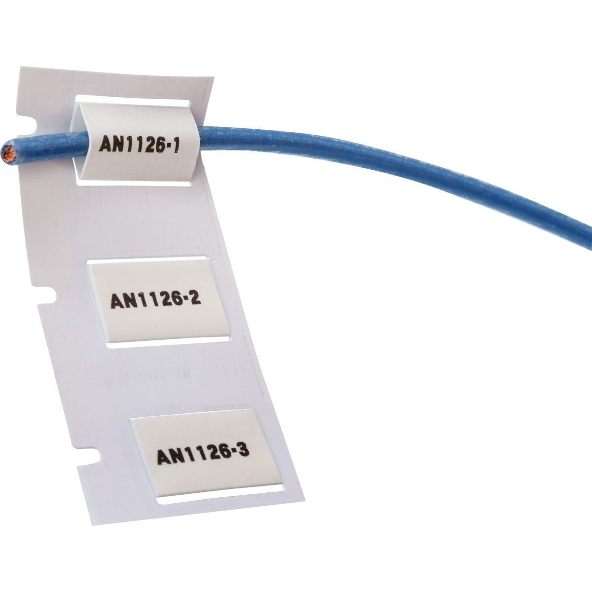 Brady PS-1000-2-BL | 2"x 1" | PermaSleeve Heat Shrink Wire and Cable Labels Blue