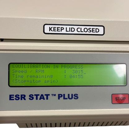 HemaTechnologies HT2001 ESR STAT PLUS Laser Kinetic Blood Analyzer Centrifuge