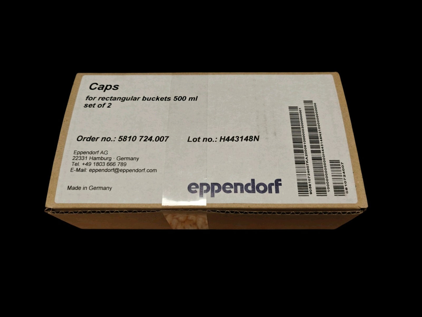 Eppendorf Aerosol-Tight Lids for 500mL Rectangular Buckets A-4-81 Rotor | 2 Pack