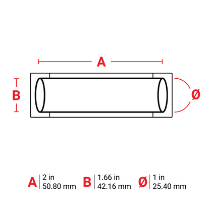 Brady PS-1000-2-YL Yellow PermaSleeve Polyolefin Wire Marking Sleeves 2" x 1.66"