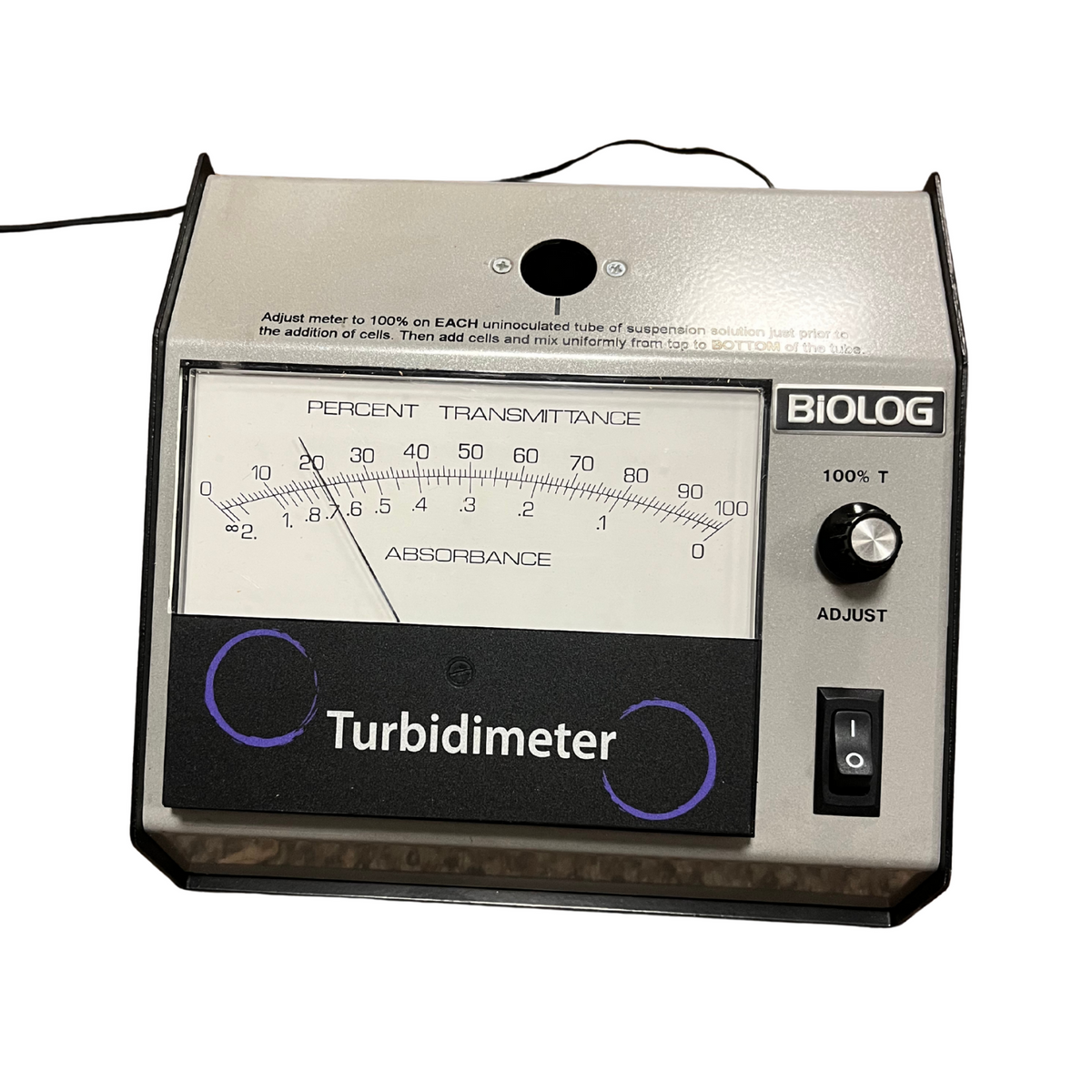 Biolog Turbidimeter Model 21907 Analog Transmittance Absorbance Lab Meter