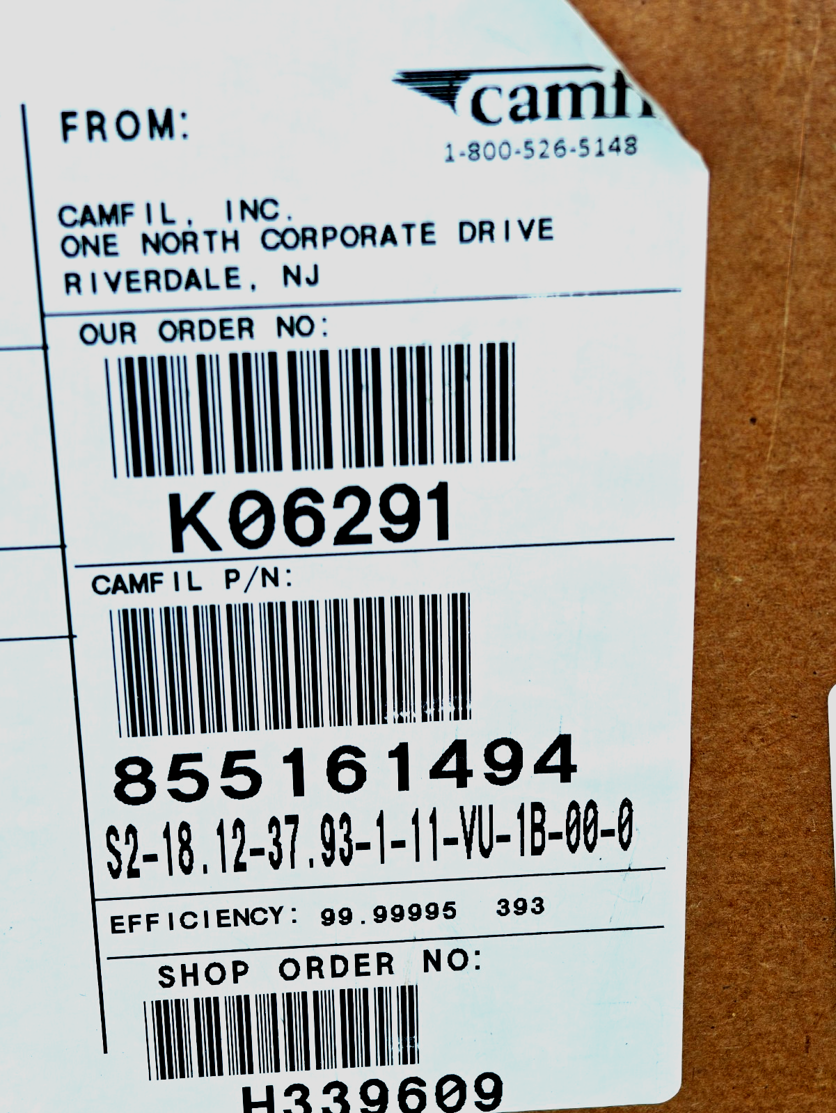 Camfil 855161494 ULPA Gel Seal Filter 18.12" x3 7.92" x 3.54" | 4 Filters - NEW