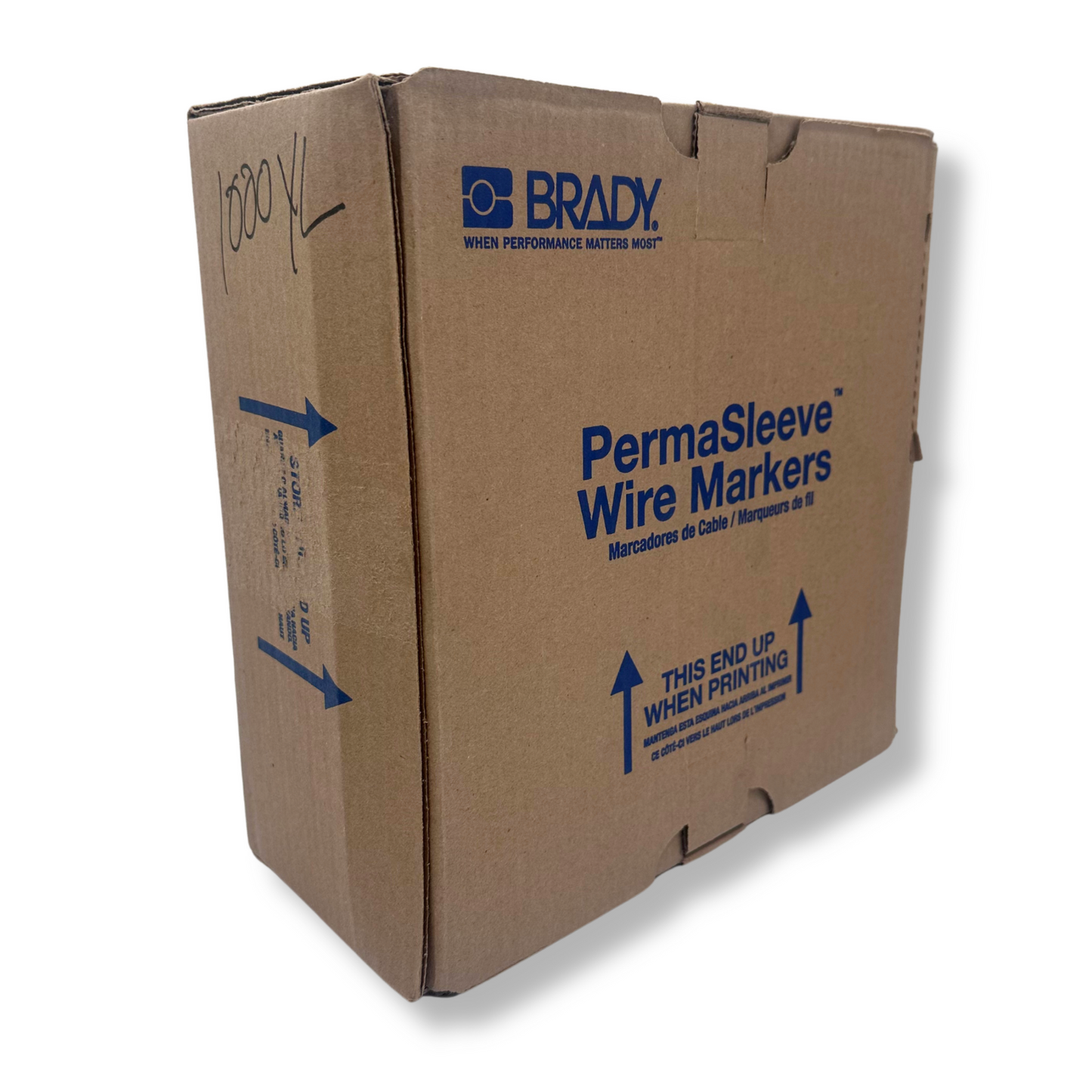 Brady PS-1000-2-YL Yellow PermaSleeve Polyolefin Wire Marking Sleeves 2" x 1.66"