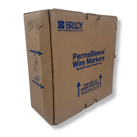 Brady PS-1000-2-YL Yellow PermaSleeve Polyolefin Wire Marking Sleeves 2" x 1.66"