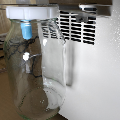 SP Scientific Genevac miVac Vacuum Pump QUP-12060-C00 120V with Glass Catch Jar