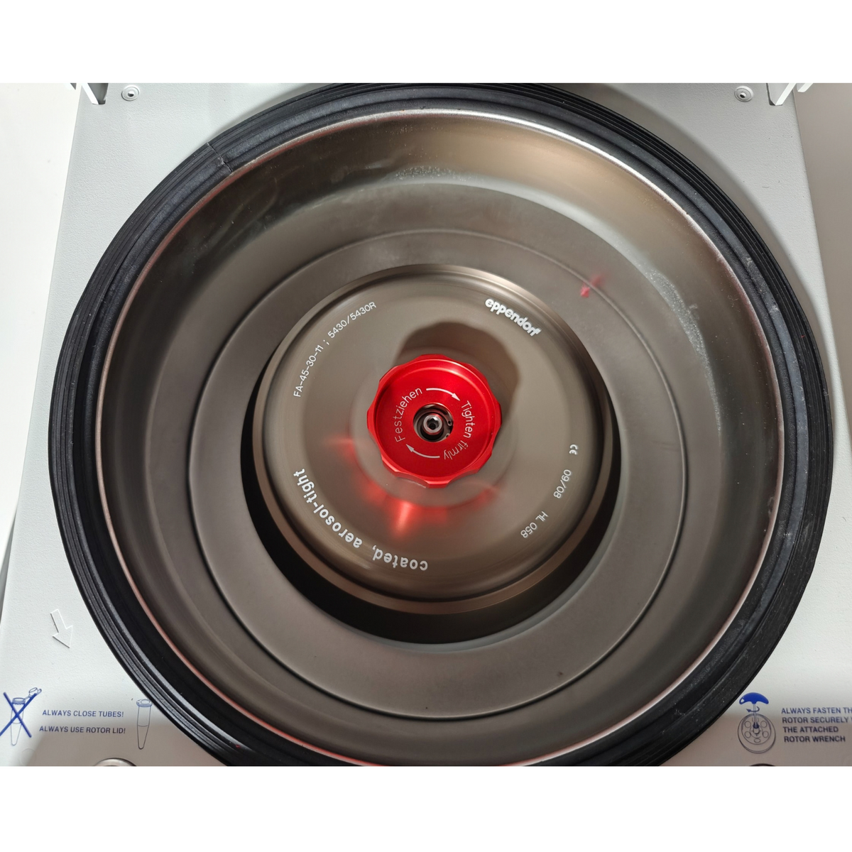 Eppendorf Centrifuge 5430 w/ FA-45-30-11 Aerosol-Tight 30-Place Rotor