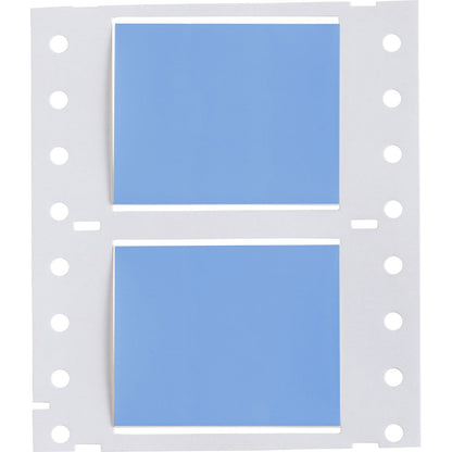 Brady PS-1000-2-BL | 2"x 1" | PermaSleeve Heat Shrink Wire and Cable Labels Blue