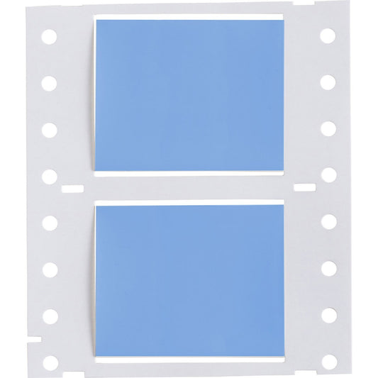 Brady PS-1000-2-BL | 2"x 1" | PermaSleeve Heat Shrink Wire and Cable Labels Blue