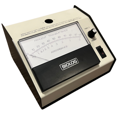 Biolog 21906 Analog Turbidimeter Transmittance Absorbance Meter Lab - TESTED
