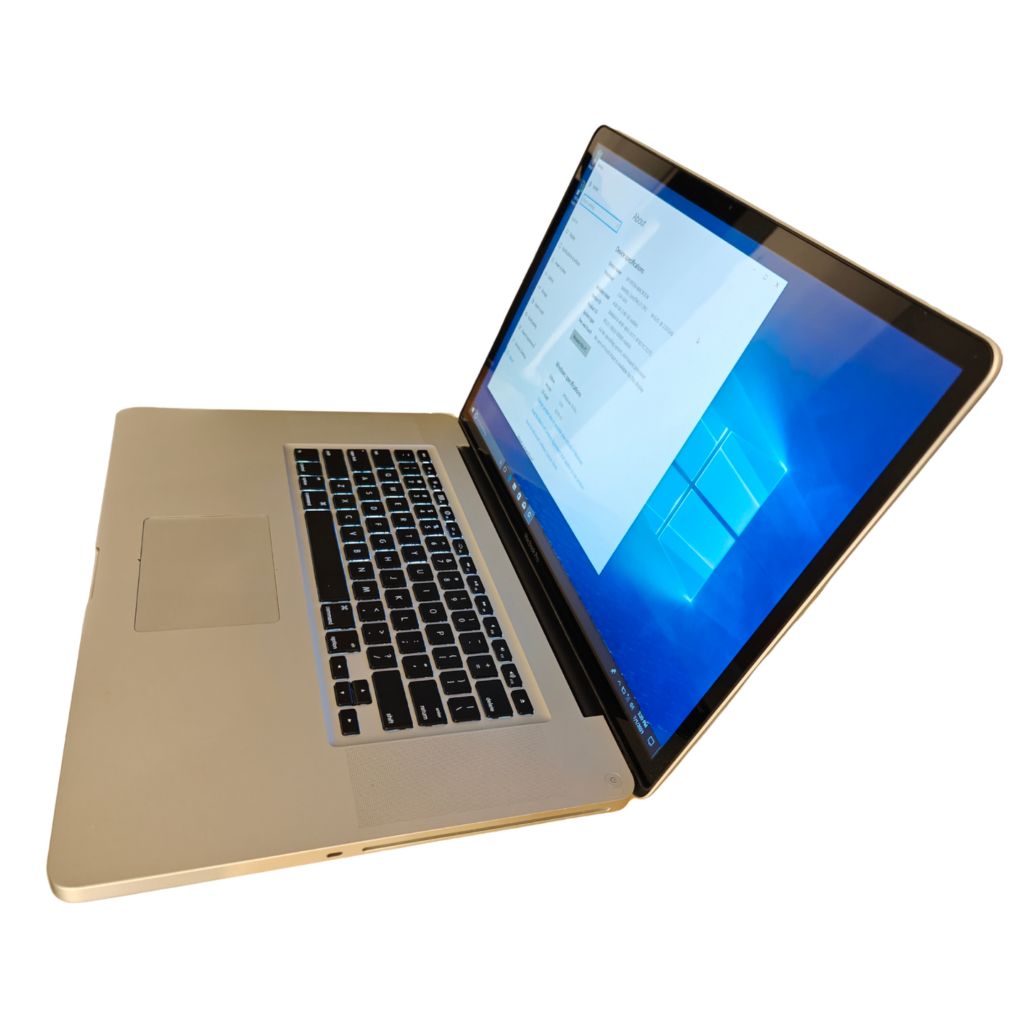 Apple MacBook Pro 17" Mid 2010 2.66GHz i7 4GB RAM Dual Boot Win 10 Pro / macOS