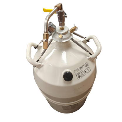 MVE Lab 20 Liquid Nitrogen LN2 Dewar 20L Cryogenic Storage Tank Dispenser Gauge
