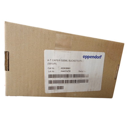 Eppendorf 5810 724.007 Aerosol-Tight Caps 500mL Rectangular Buckets Set of 2 NEW