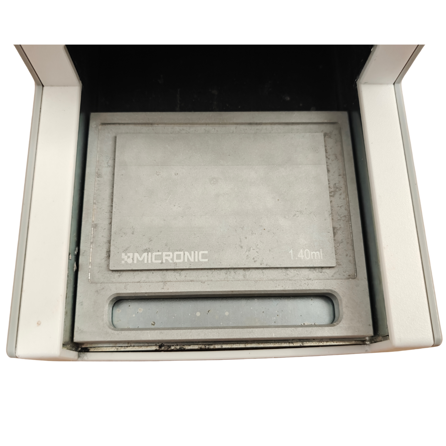 Micronic CP400 Push Cap Capper with 1.40 ml plate | Manual Lab Tube Sealing Tool