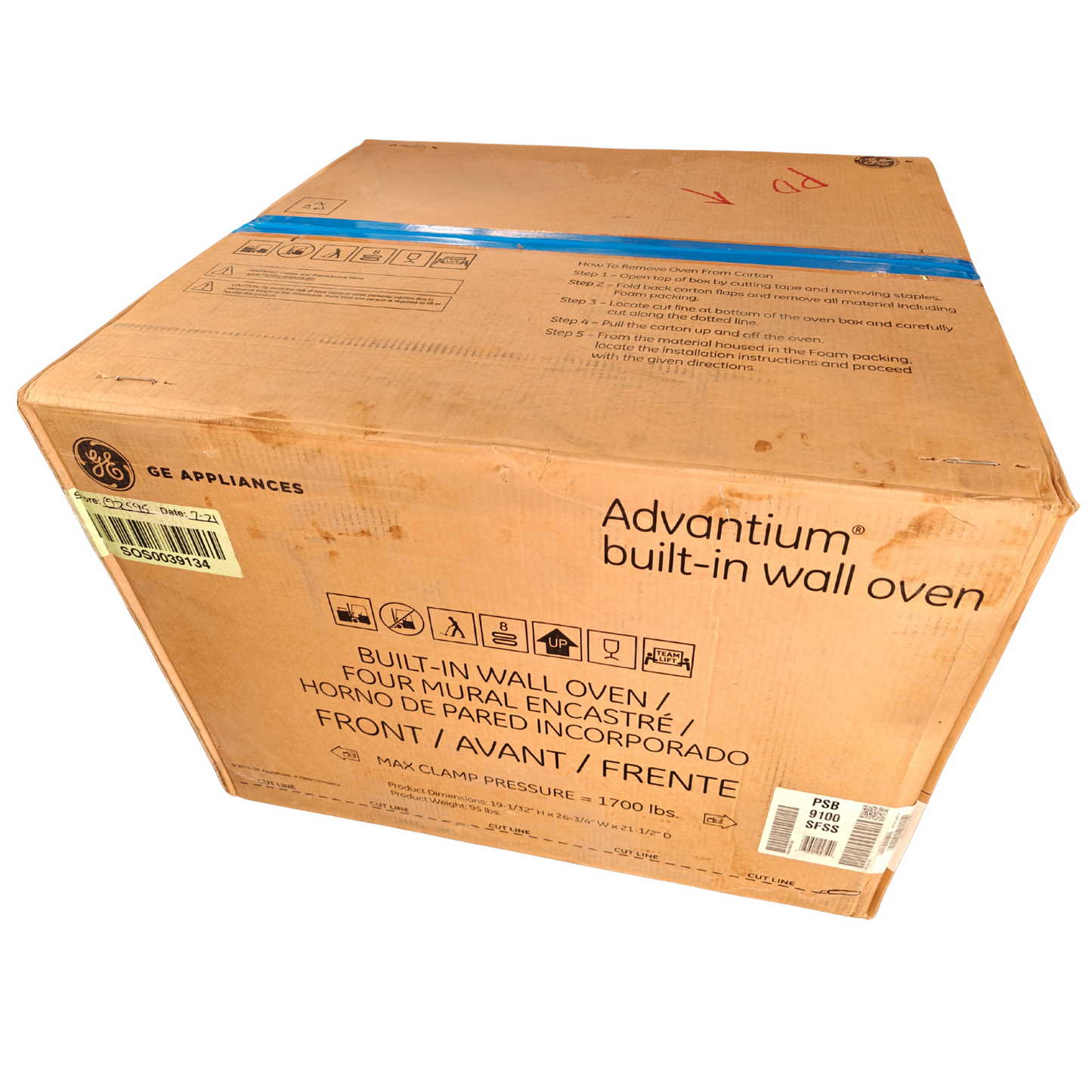 GE Profile Advantium 27" PSB9100SFSS Built-In Single Wall Speed Cook Oven | NEW