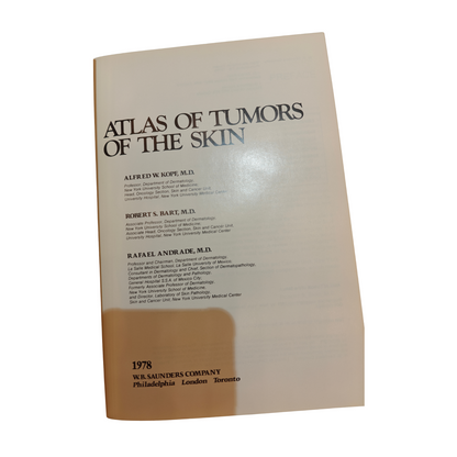 Atlas of Tumors of the Skin 1978 By Kopf, Bart, Andrade | Dermatology Hardcover