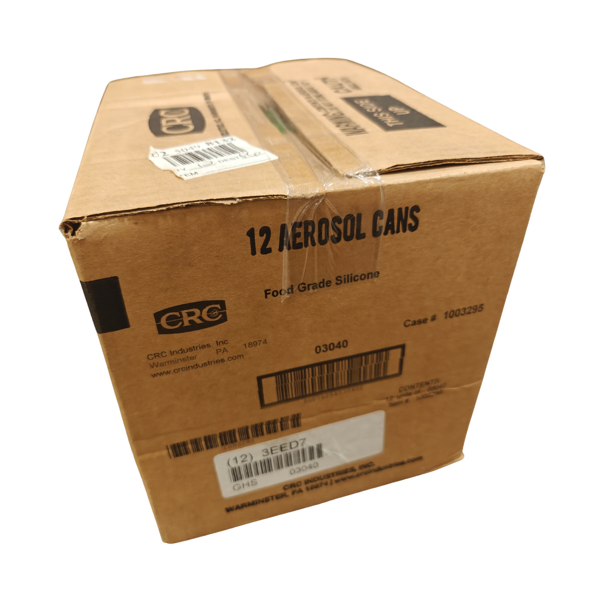 CRC 03040 Food Grade Silicone Lubricant Aerosol Spray - Full Case of 12 New