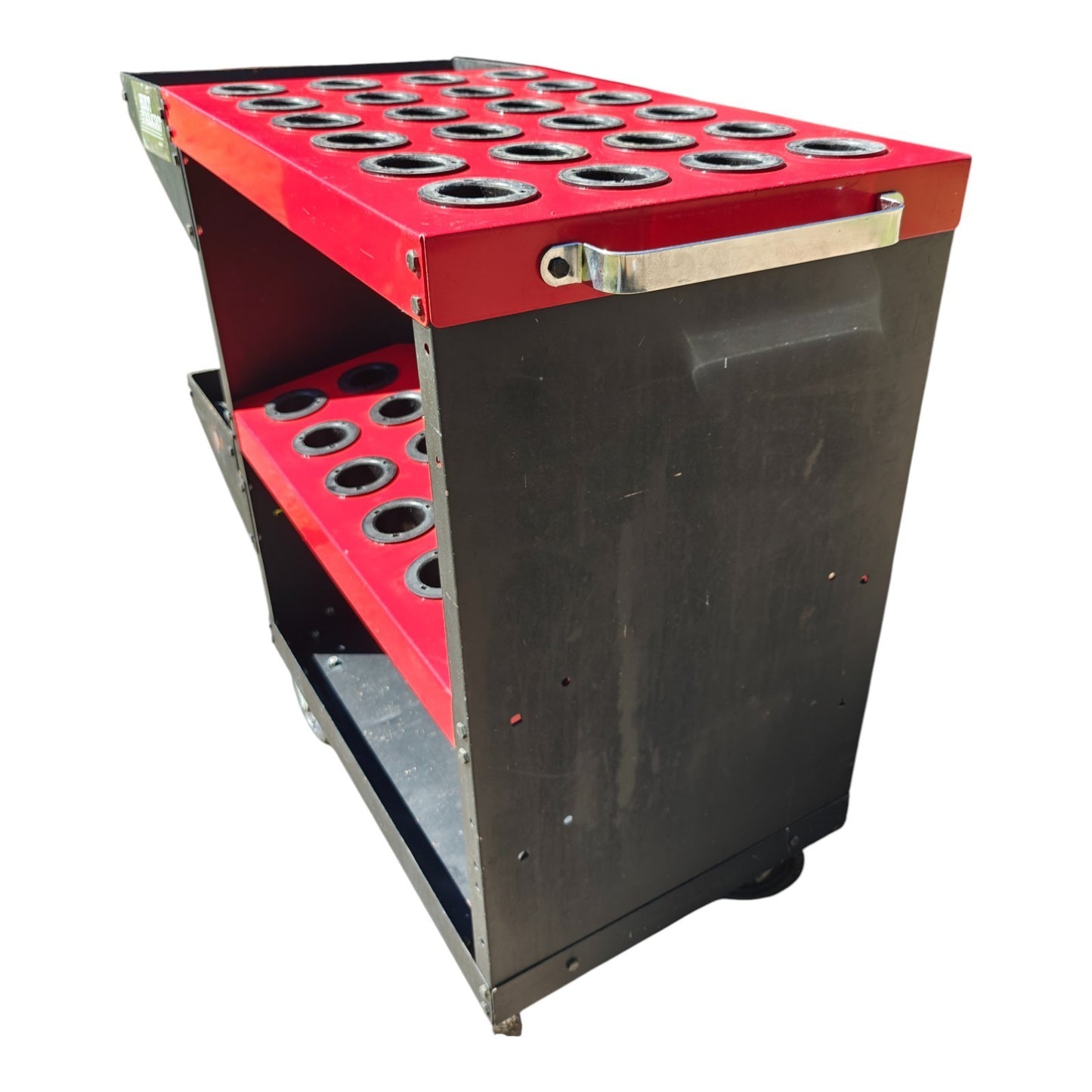Huot CNC Rolling Tool Cart 48 Position, 40 Taper Holder - BT, CAT V Flange, NMTB
